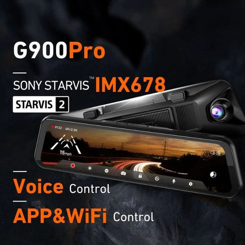 Caesar G900PRO Series Dash Cam - 4K Ultra HD with Sony IMX678 Sensor