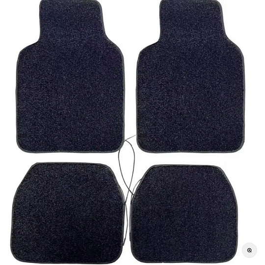Custom LED Car Floor Mats (4-Piece Set) with Bluetooth Control, Adjustable Colors
